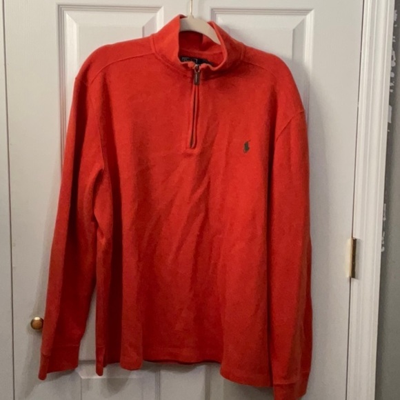 Polo by Ralf Lauren top. 3/4 zip. Size XL - Picture 1 of 6